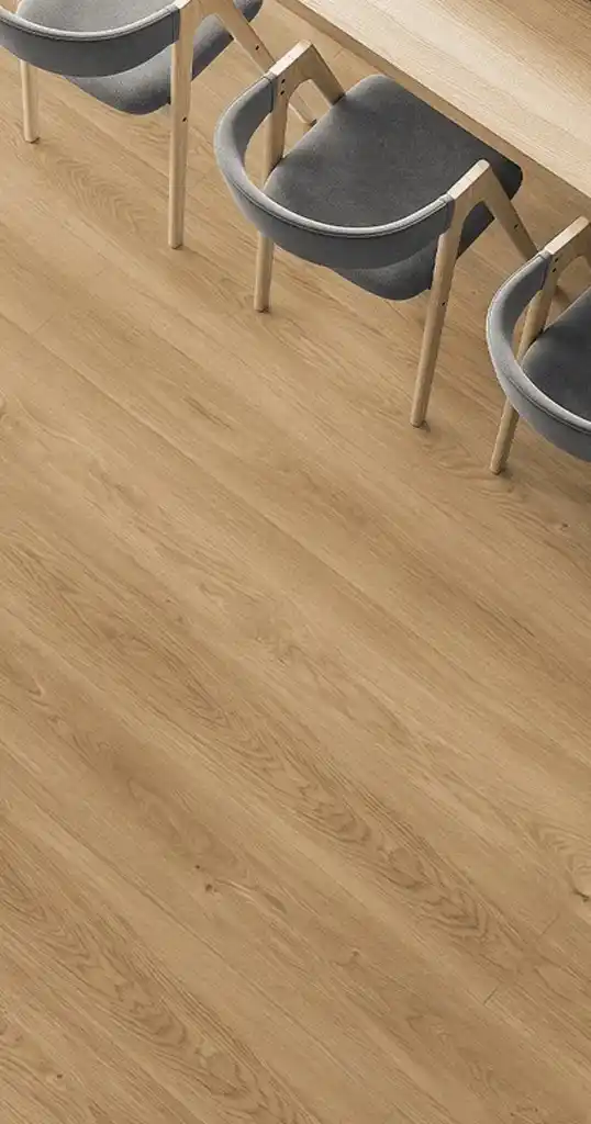 Ambiente com piso instalado